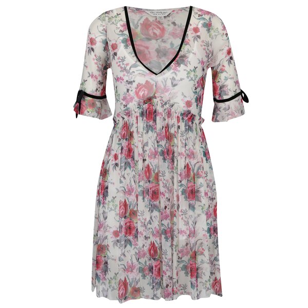 Rochie cu print floral si pliseuri - Miss Selfridge