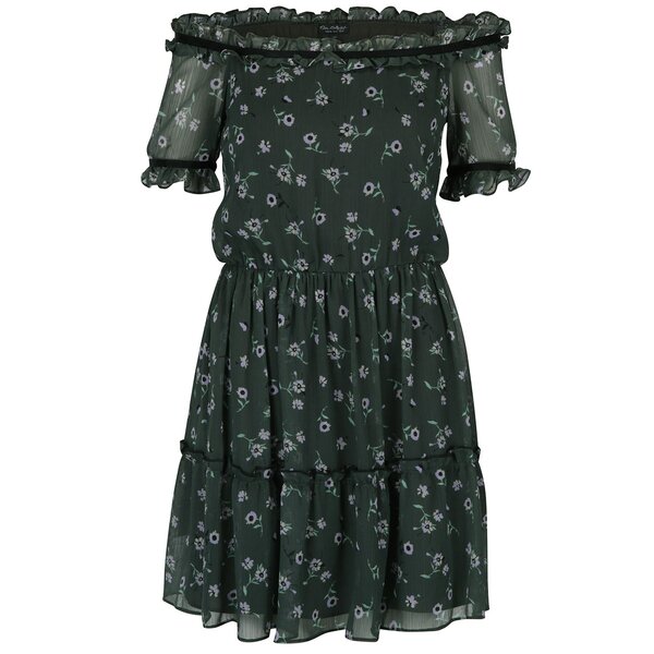 Rochie verde cu imprimeu floral - Miss Selfridge