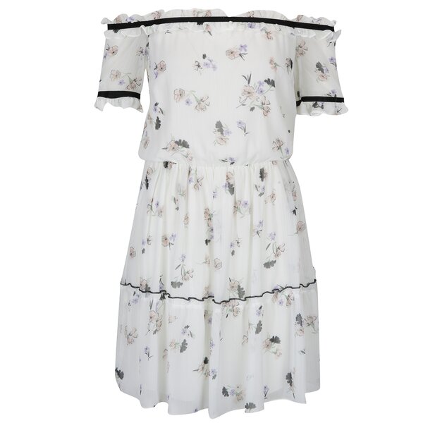 Rochie crem cu imprimeu floral - Miss Selfridge