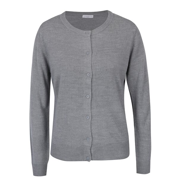 Cardigan gri deschis cu nasturi - Jacqueline de Yong Favorite