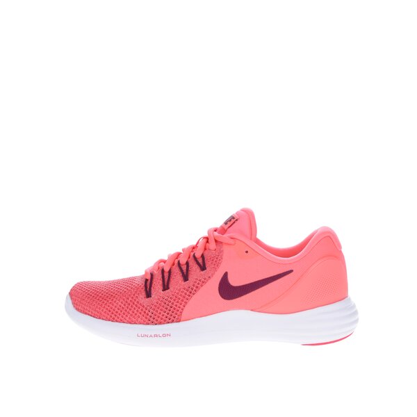 Pantofi sport roz neon pentru femei Nike Lunar Apparent
