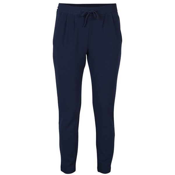 Pantaloni bleumarin cu talie înaltă - Jacqueline de Yong Jazzle