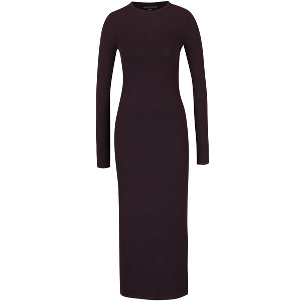 Rochie lungă tubulară roșu bordo French Connection Sweeter