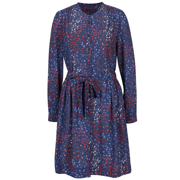 Rochie mov cu print floral French Connection Frances