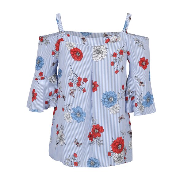 Bluză cu decolteu pe umeri și bretele Dorothy Perkins Curve