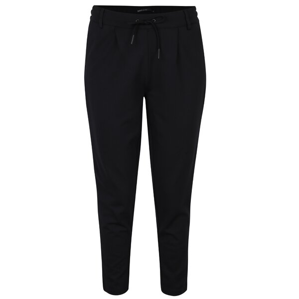 Pantaloni negri cu detalii din piele ecologică - ONLY Billy Boy