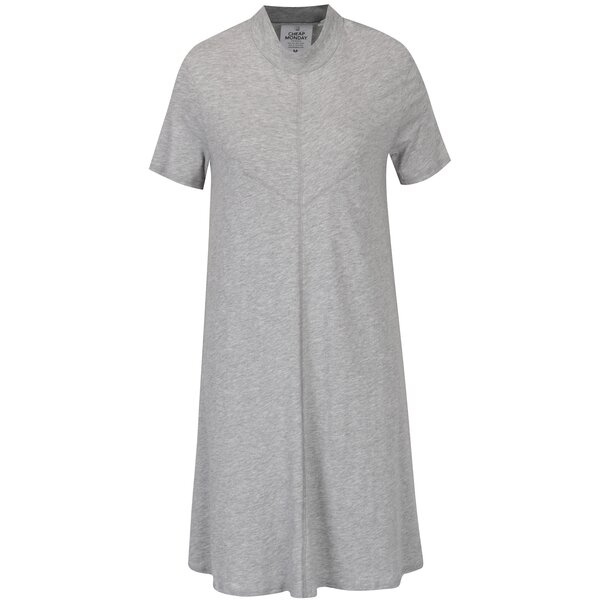 Rochie gri cu mâneci scurte și croi lejer Cheap Monday Jagged