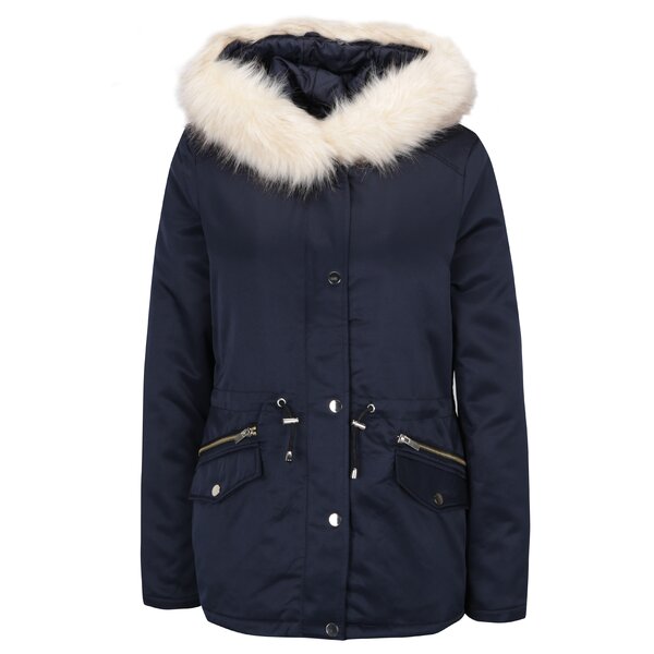 Geacă parka bleumarin matlasată Dorothy Perkins