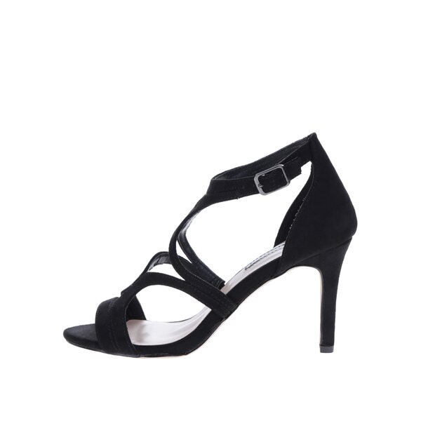 Sandale negre cu model decupat - Dorothy Perkins