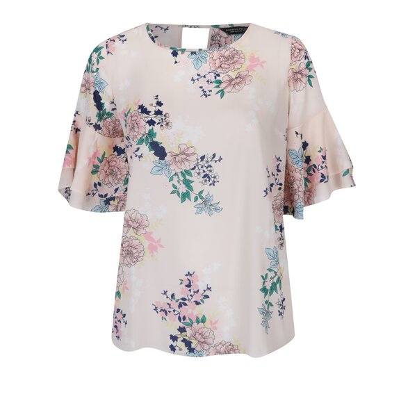 Bluză lejeră cu print floral Dorothy Perkins Curve