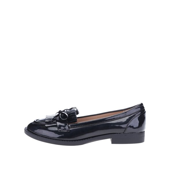 Mocasini negri de lac Dorothy Perkins