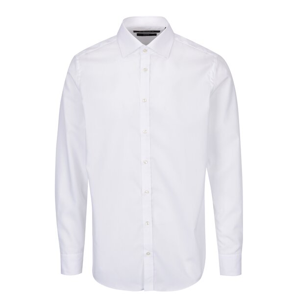Cămașă albă non-iron slim fit STEVULA