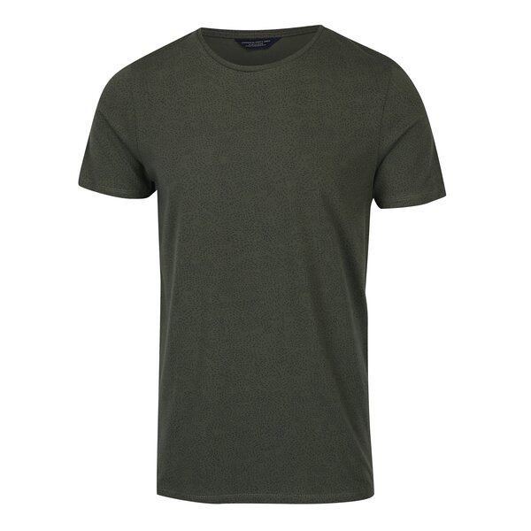 Tricou kaki cu imprimeu discret - Jack & Jones Premium Linear