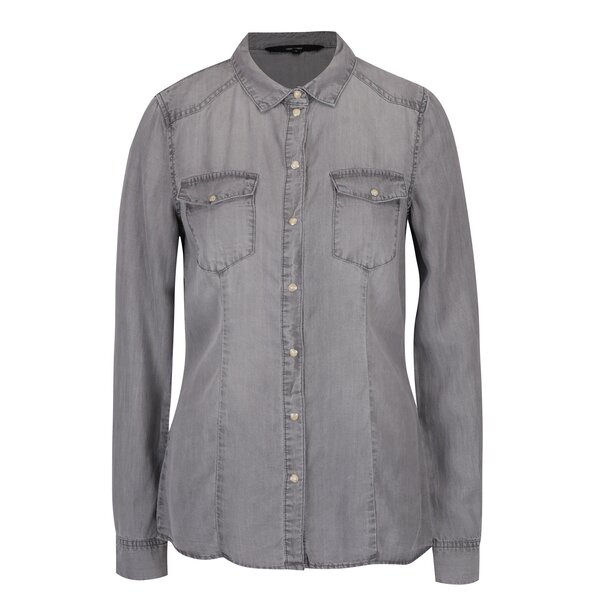 Cămașă gri din denim - VERO MODA Vera