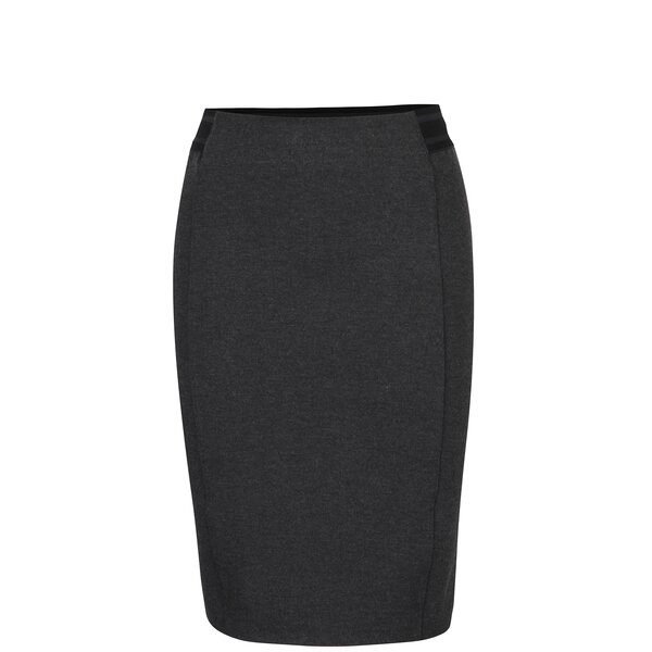 Fustă gri mulată cu talie elastică VERO MODA Storm