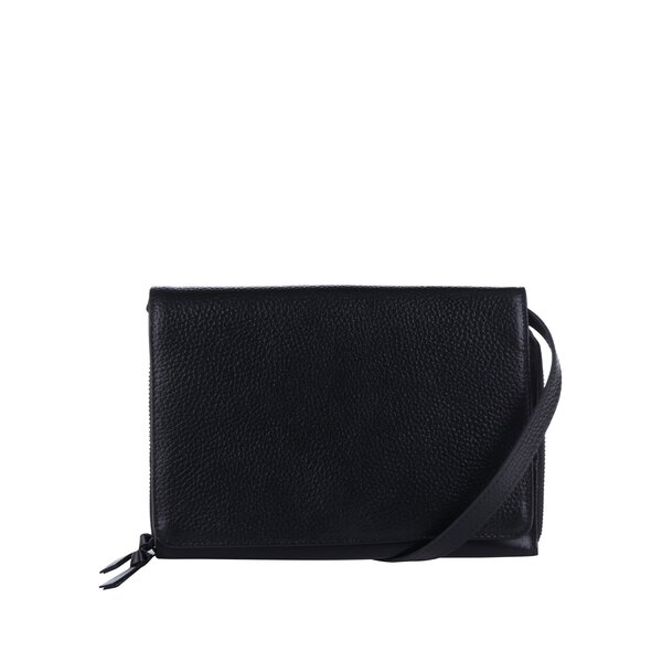 Geantă crossbody neagră din piele naturală - Royal RepubliQ