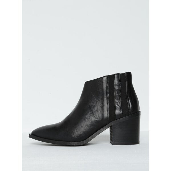 Botine negre cu toc masiv - Selected Femme Elena