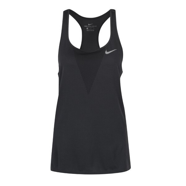 Top negru cu perforații pentru femei Nike