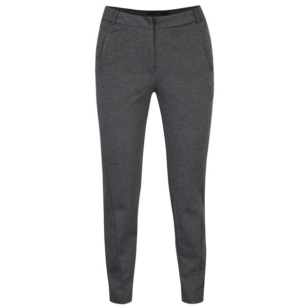 Pantaloni conici gri melanj VERO MODA Victoria