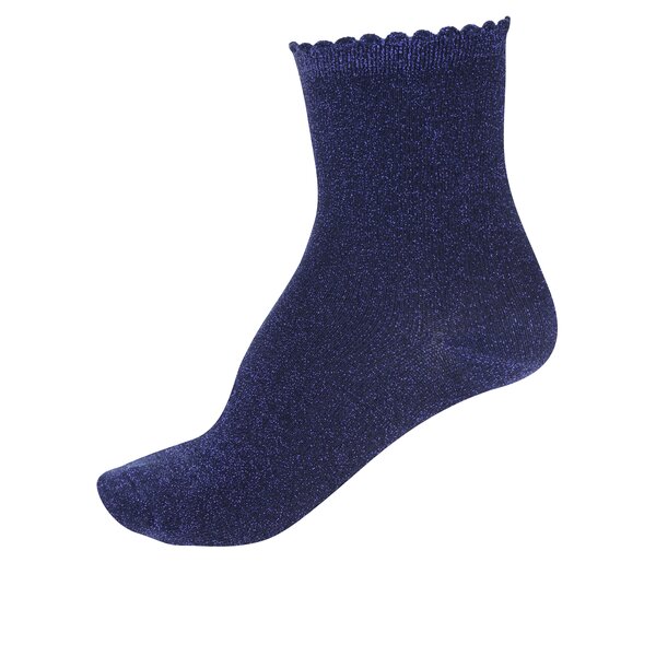 Șosete bleumarin cu particule strălucitoare Pieces Sebby
