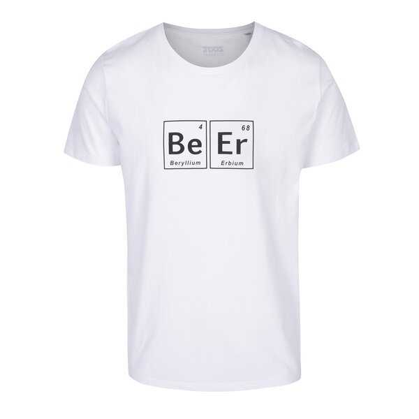 Tricou alb pentru bărbați - ZOOT Originál Beer