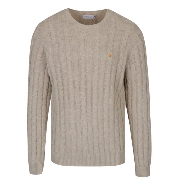 Pulover crem cu torsade - Farah Norfolk