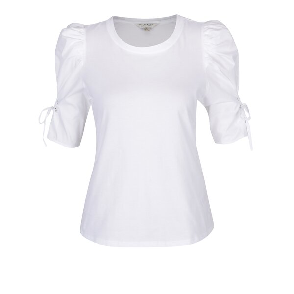 Tricou alb cu umeri bufanți - Miss Selfridge