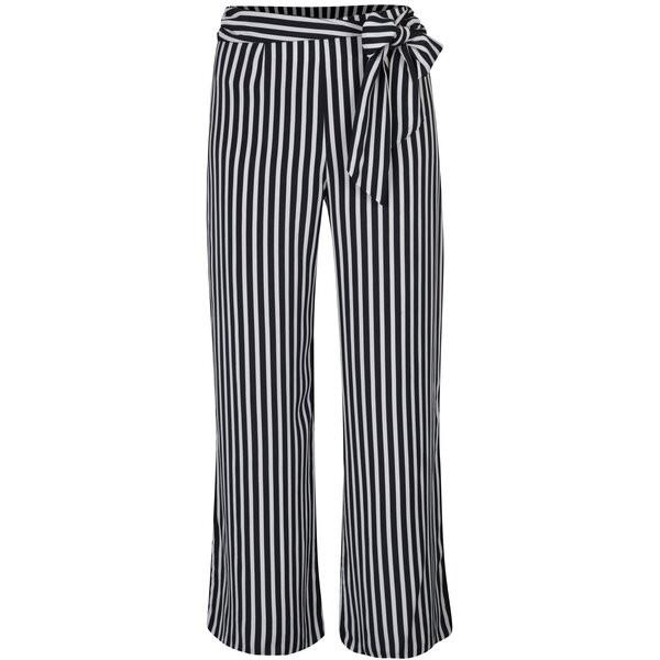 Pantaloni lejeri cu dungi și talie înaltă - Miss Selfridge
