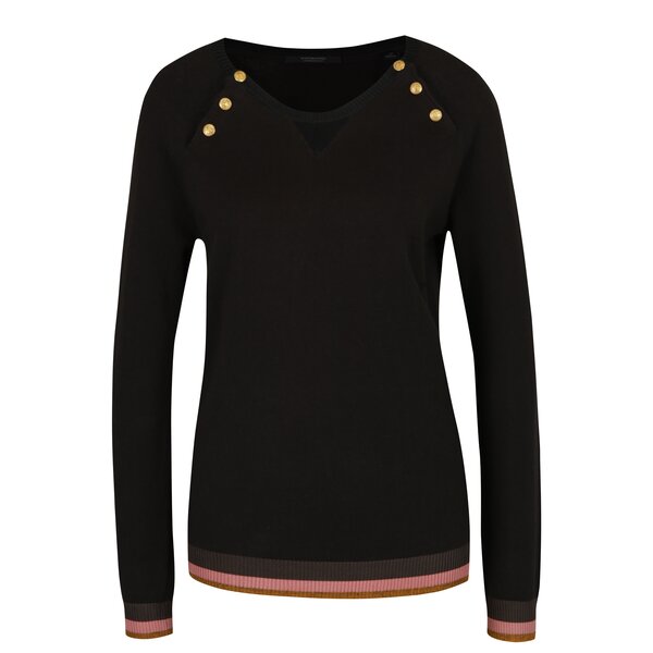 Pulover gri din jerseu cu dungi Scotch & Soda