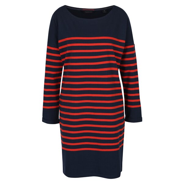 Rochie oversized bleumarin&roșu cu dungi Scotch & Soda