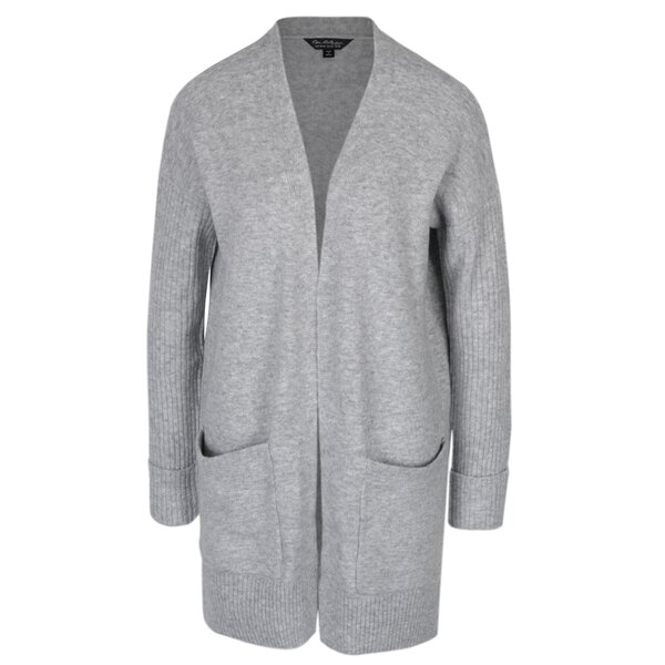 Cardigan lung gri melanj - Miss Selfridge