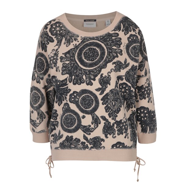 Bluză bej cu model în contrast Scotch & Soda