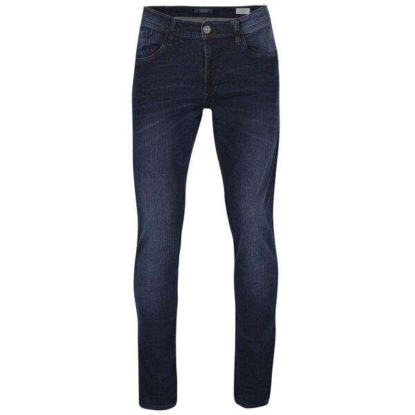 Blugi albaștri slim fit cu aspect prespălat - Blend