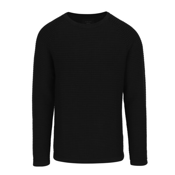Pulover negru bărbătesc din bumbac - Jack & Jones Phil