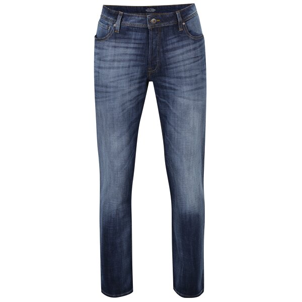 Blugi albaștri regular fit pentru bărbați- Jack & Jones Clark