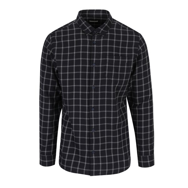 Cămașă bărbătească în carouri negru & crem - Selected Homme One Banks
