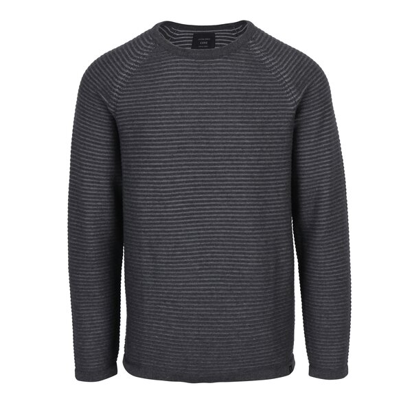 Pulover gri cu mâneci raglan pentru bărbați - Jack & Jones Wind