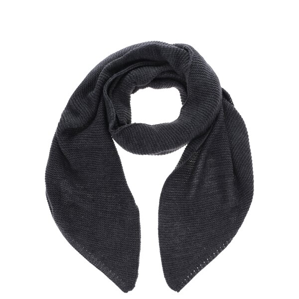 Eșarfă gri închis tricotată VERO MODA Misty