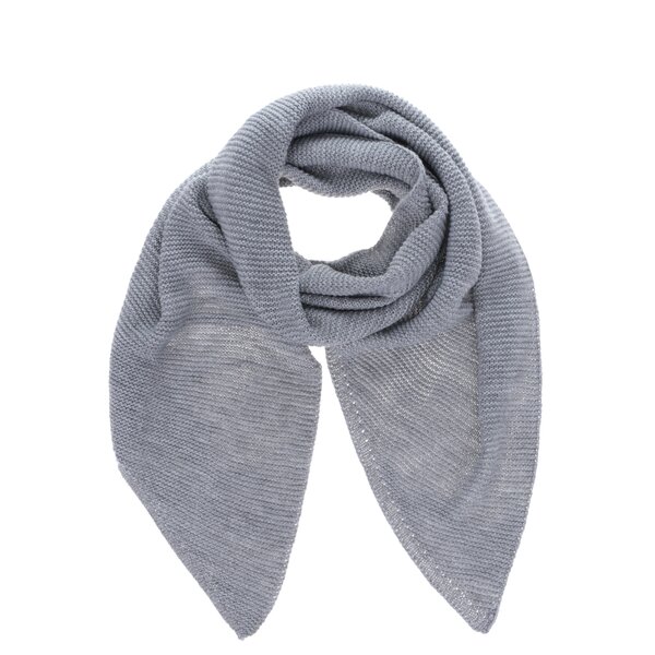 Eșarfă gri deschis tricotată VERO MODA Misty