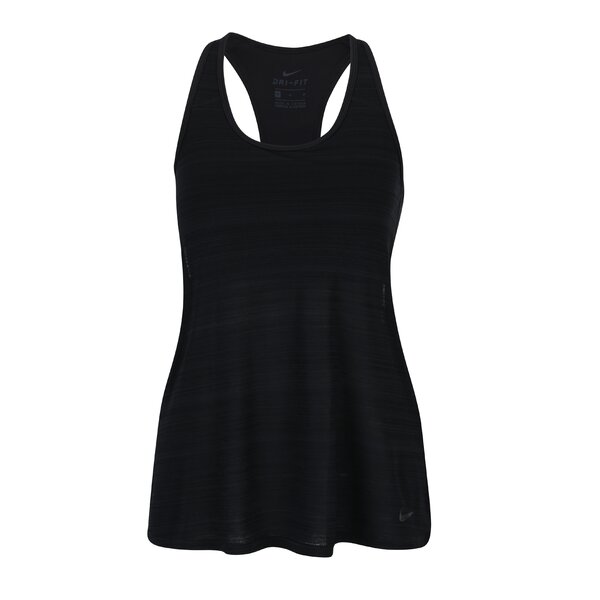Top negru cu aspect 2 în 1 Nike