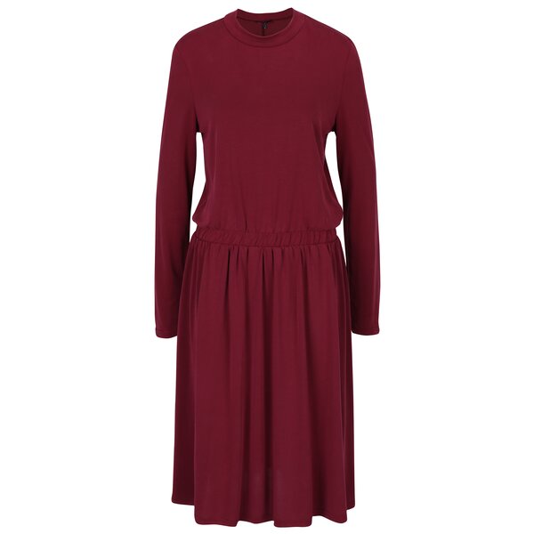 Rochie vișinie cu mâneci lungi VERO MODA Metti
