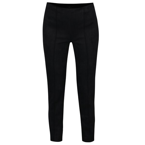 Pantaloni negri cu talie medie VERO MODA Noora