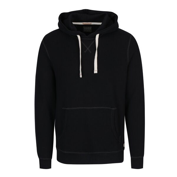 Hanorac negru cu buzunar Kangaroo Jack & Jones Josh