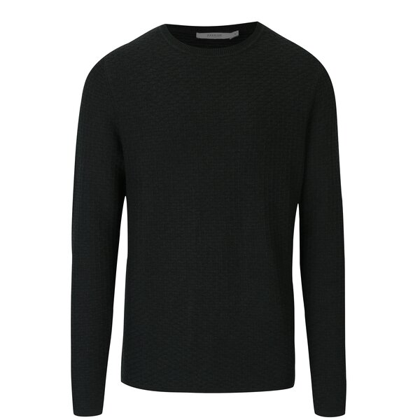 Pulover tricotat verde închis pentru bărbați - Jack & Jones Brick