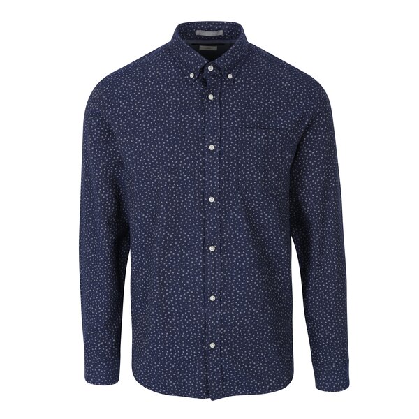 Camasa bleumarin cu print abstract si buzunar Jack & Jones Blue Fix