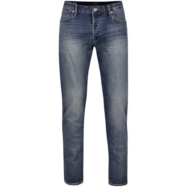 Blugi albaștri regular fit Jack & Jones Mike