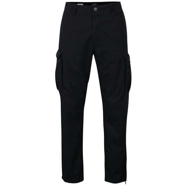 Pantaloni cargo negri bărbătești - Jack & Jones Anakin
