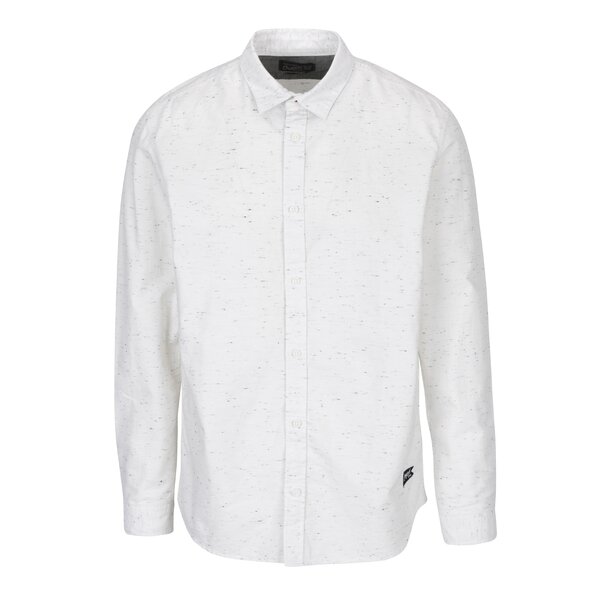 Cămașă crem cu mâneci lungi Jack & Jones Field