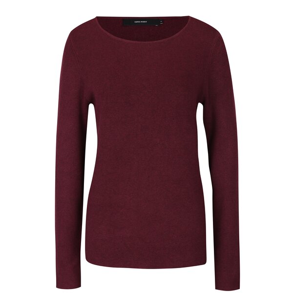 Pulover roșu bordo VERO MODA Glory