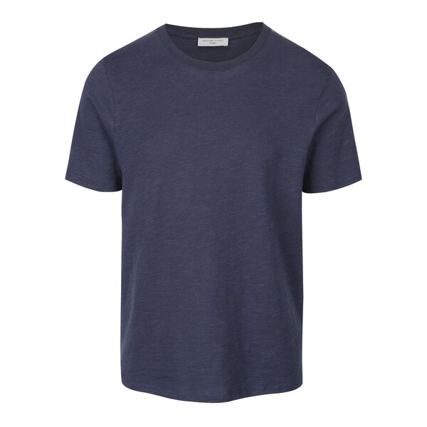 Tricou basic bleumarin fin texturat - Selected Homme Daryl